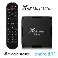 Андроид ТВ приставка X96 MAX Plus Ultra Amlogic S905X4 Android 11 Андроид ТВ приставка X96 MAX Plus Ultra Amlogic S905X4 Android 11